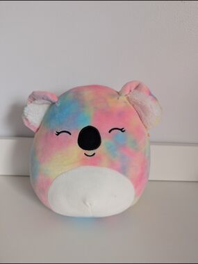 Squishmallows Katya The Rainbow Tie-Dye Koala Plush - 8 Inches